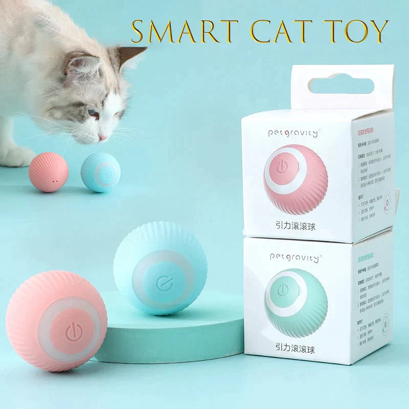 Interactive ball for cats