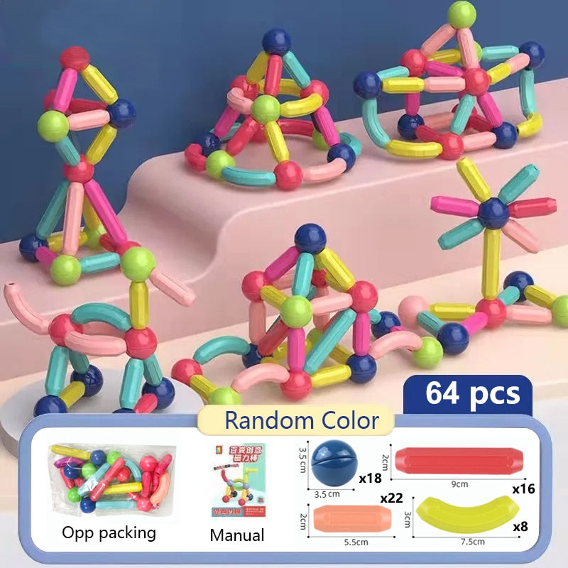 Magnetic Building Blocks - Kids